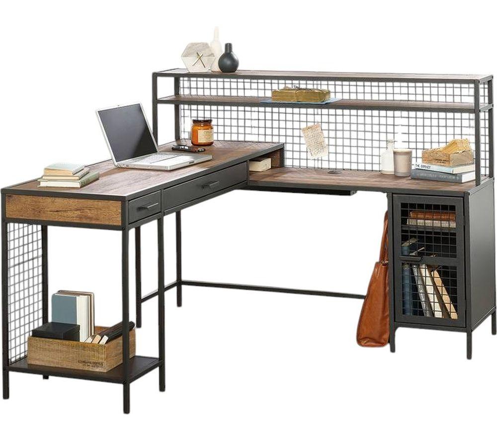 TEKNIK Boulevard Cafe L-Shaped Desk - Vintage Oak