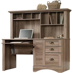 TEKNIK Louvre Hutch 5415109 Desk  Salt Oak | Bed Sava