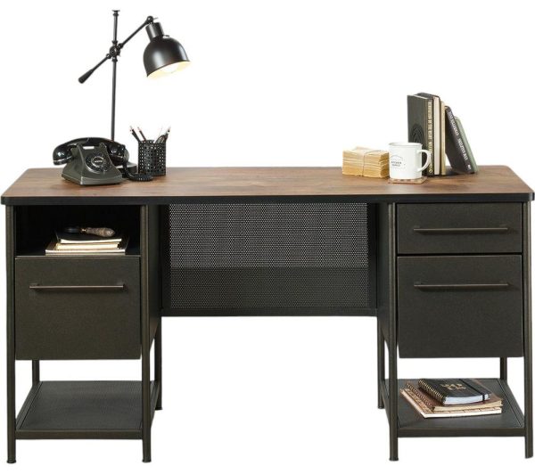 TEKNIK Boulevard Cafe Desk  Metal  Wood | Bed Sava