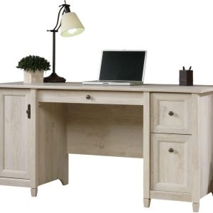 TEKNIK Chalked Wood Desk  Chalked Chestnut | Bed Sava