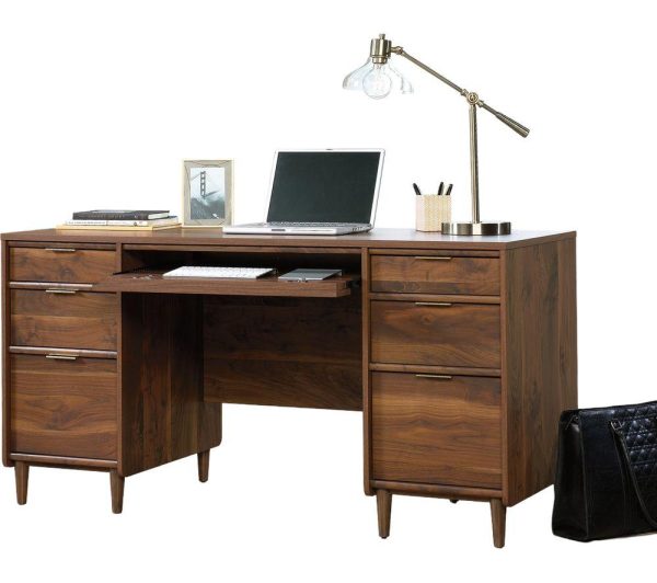 TEKNIK Clifton Place Desk  Grand Walnut | Bed Sava