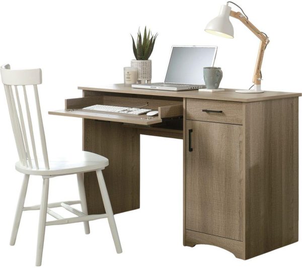 TEKNIK Essentials Desk  Summer Oak | Bed Sava