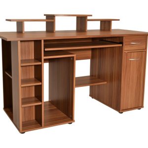 ALPHASON San Diego Desk  Walnut | Bed Sava