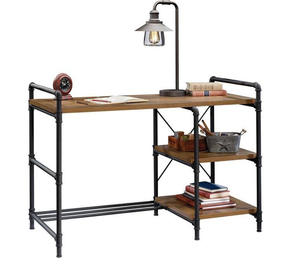 TEKNIK 5423505 Iron Foundry Desk - Checked Oak