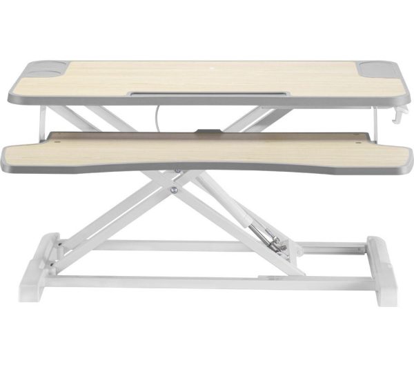PROPERAV Two Tier Stand Up Desk Converter  White | Bed Sava