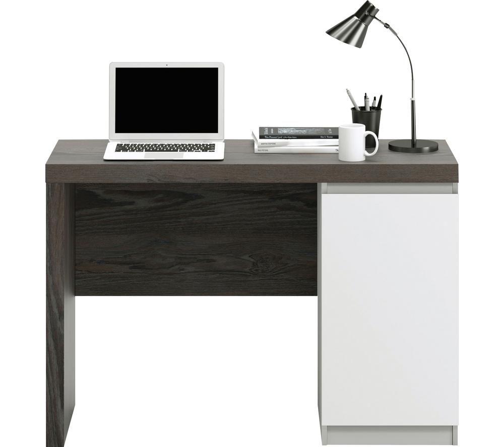 TEKNIK 5425833 Hudson Chunky Desk - Charcoal Ash