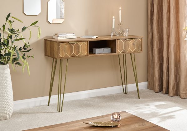 GFW Orleans 2 Drawer Console Table | Bed Sava