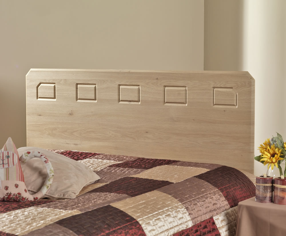 Friendship Mills Miami Headboard-Oak-Small Double