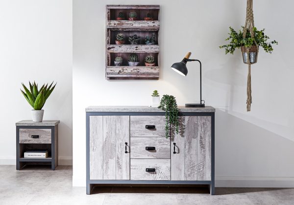 GFW Boston 2 Door 3 Drawer Sideboard | Bed Sava