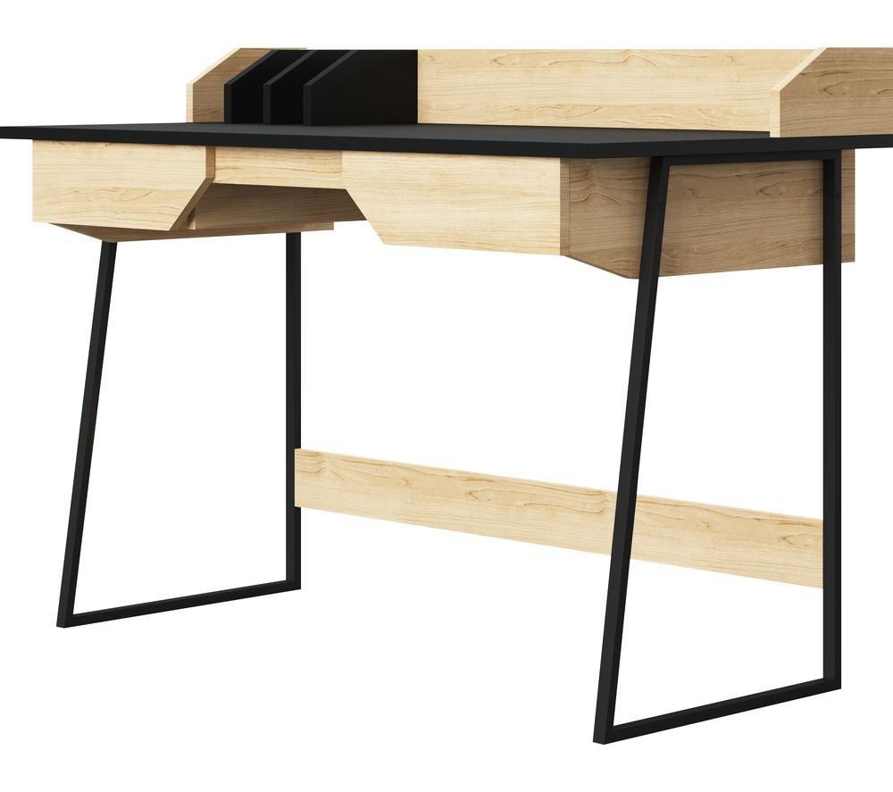 ALPHASON Salisbury AW3100 Desk - Black & Oak