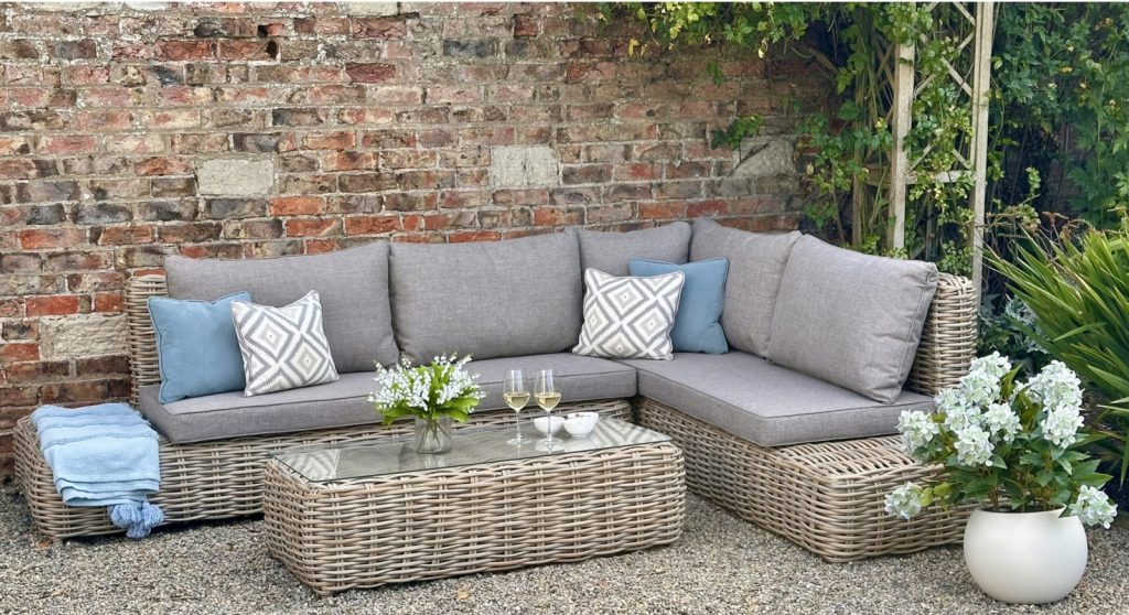 Solace+Co Amalfi Collection Outdoor Large Corner Set