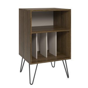 Dorel Concord Turntable Stand Brown Oak | Bed Sava