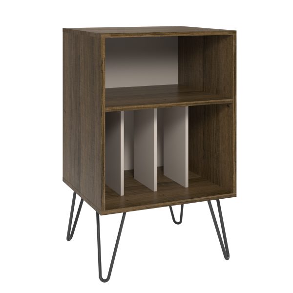 Dorel Concord Turntable Stand Brown Oak | Bed Sava