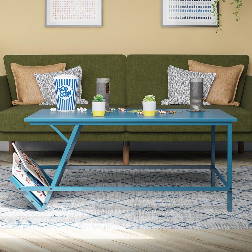 Novogratz Regal Coffee Table-Blue Oak