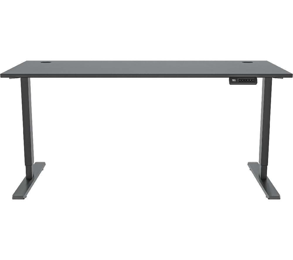 PIRANHA E-BASE 140 Gaming Desk - Black, Black