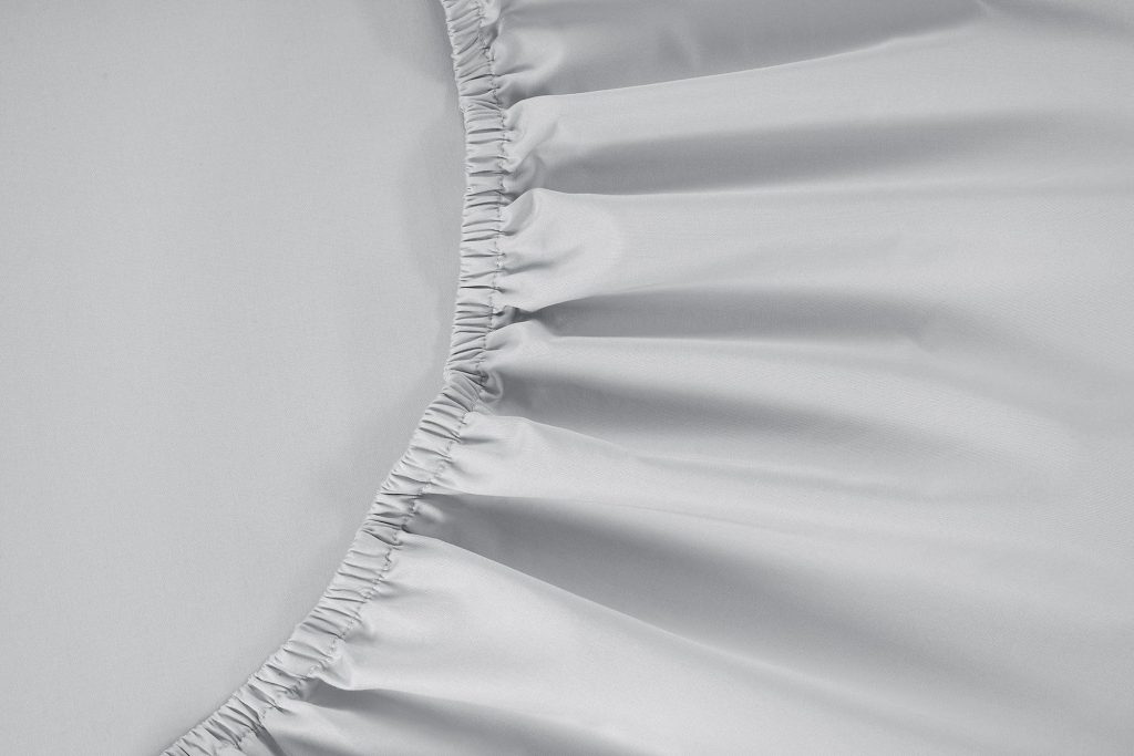 Brookshire Percale Fitted Sheet - Silver Dove Grey, King / Deep Fit / Silver Dove Grey