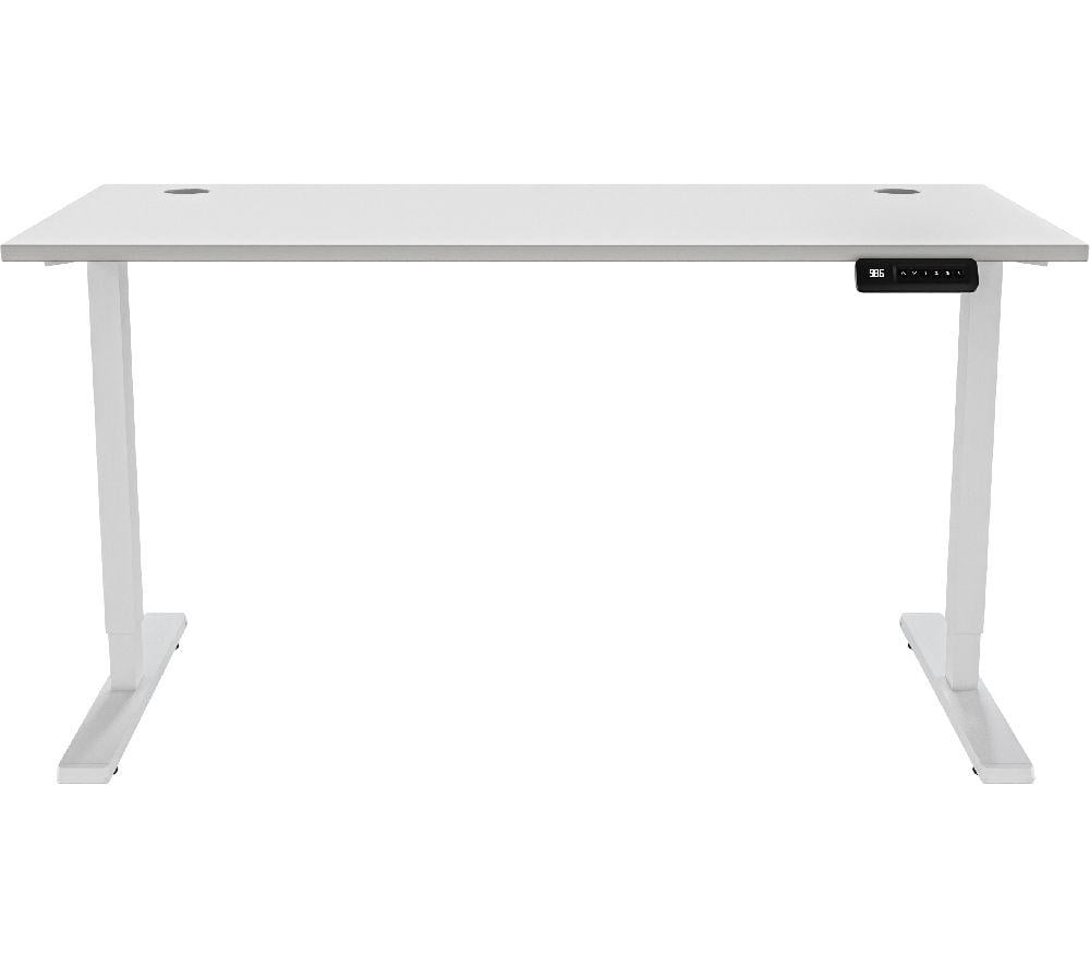 PIRANHA E-BASE 120 Gaming Desk - White, White