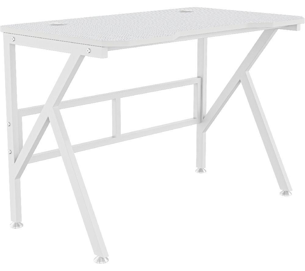 PIRANHA Base 100 Gaming Desk - White, White