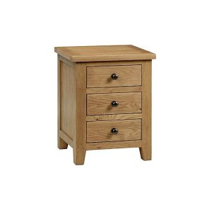 Addison 3 Drawer Bedside Cabinet | Bed Sava