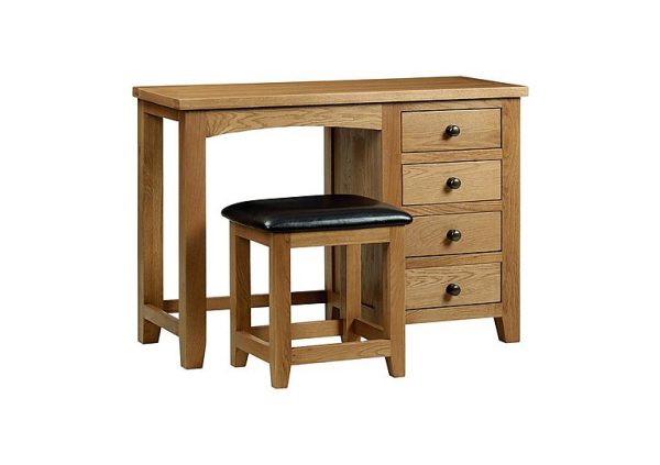 Addison Single Pedestal Dressing Table | Bed Sava