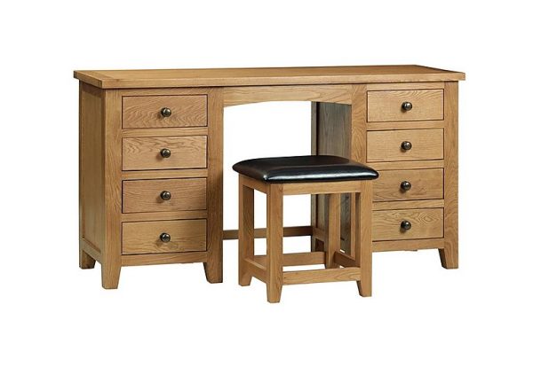 Addison Twin Pedestal Dressing Table | Bed Sava