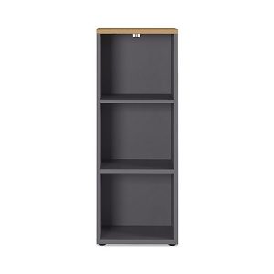 Agenda 3 Shelf Narrow Bookcase | Bed Sava
