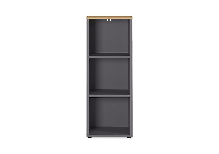 Agenda 3 Shelf Narrow Bookcase