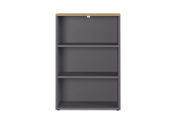 Agenda 3 Shelf Wide Bookcase | Bed Sava