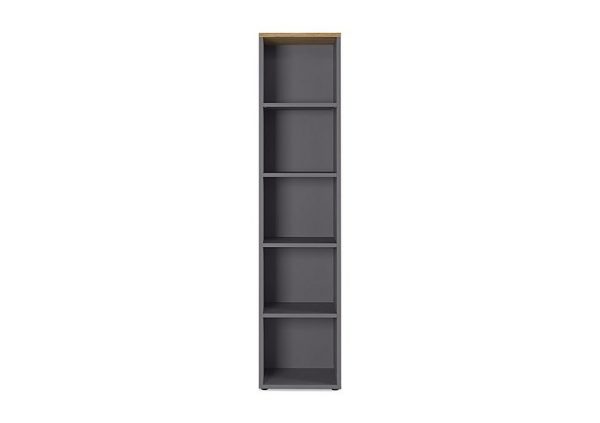 Agenda 5 Shelf Narrow Bookcase | Bed Sava