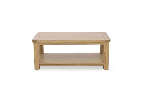 Augusta Coffee Table with Shelf | Bed Sava