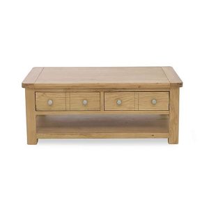 Augusta Storage Coffee Table with Shelf | Bed Sava