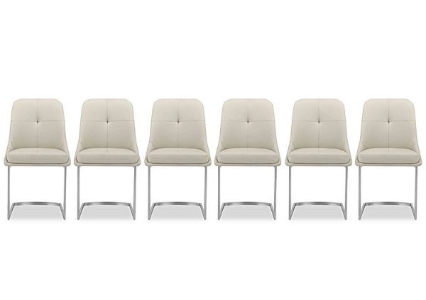 Avorio Set of 6 Dining Chairs | Bed Sava