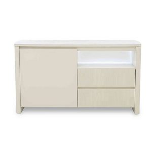 Avorio Small Sideboard with LED lighting | Bed Sava