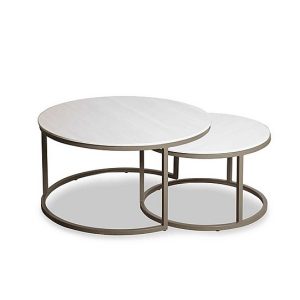 Cook Nest of Round Coffee Tables | Bed Sava