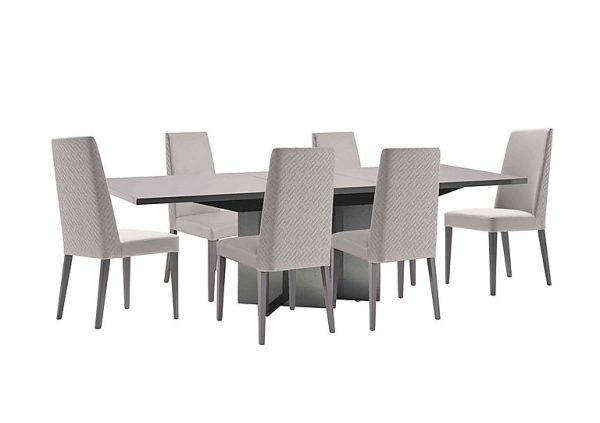 ALF  Cristina Large Extending Dining Table and 6 Chairs Set | Bed Sava