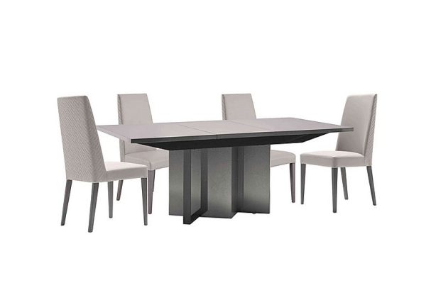 ALF  Cristina Small Extending Dining Table and 4 Chairs Set | Bed Sava