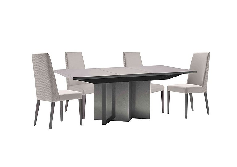 ALF - Cristina Small Extending Dining Table and 4 Chairs Set