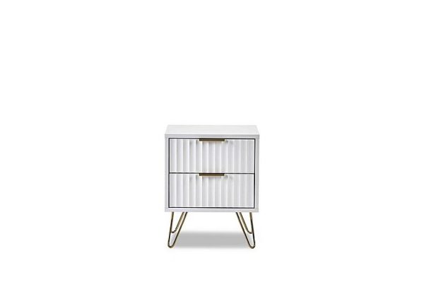 Elia 2 Drawer Bedside Cabinet | Bed Sava