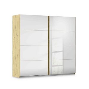 Rauch  Freja 226cm 2 Door Sliding Mirror Wardrobe | Bed Sava