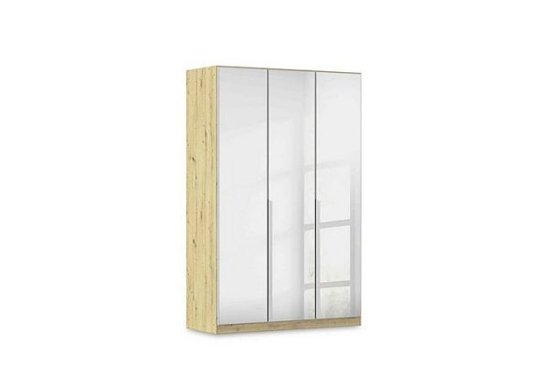 Rauch  Freja 136cm 3 Door Hinged Mirror Wardrobe | Bed Sava