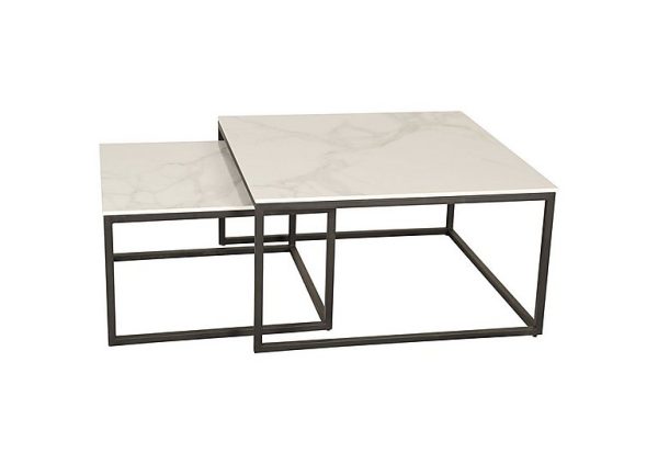 Fredo Square Nest of Coffee Tables | Bed Sava