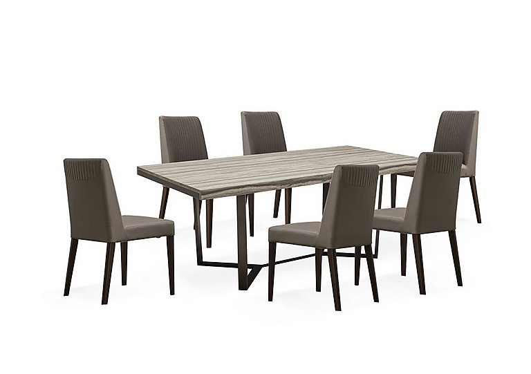 ALF - Franco Large Extending Dining Table and 6 Chairs