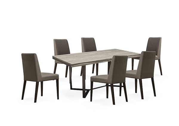 ALF  Franco Small Extending Dining Table and 6 Chairs | Bed Sava