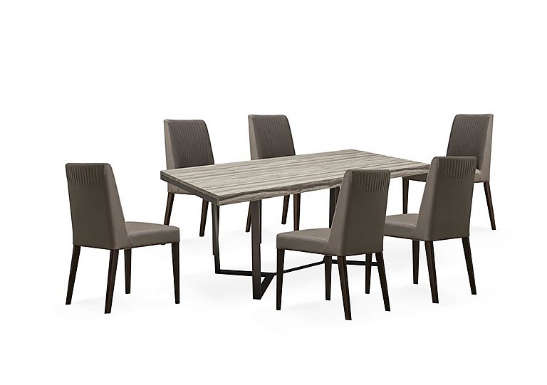 ALF - Franco Small Extending Dining Table and 6 Chairs