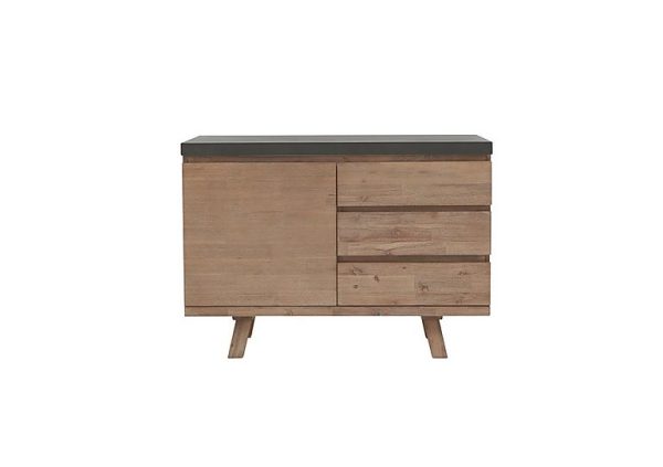 Fusion 1 Door 3 Drawer Sideboard | Bed Sava