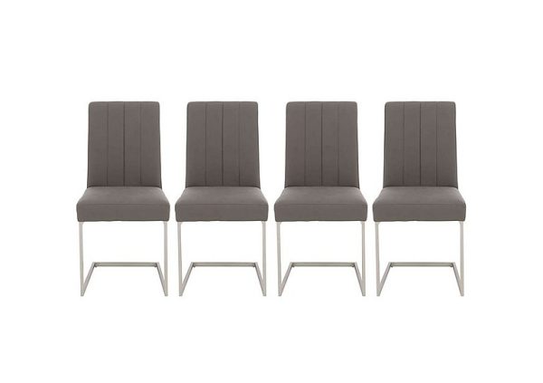 Grigio Set of 4 Dining Chairs | Bed Sava