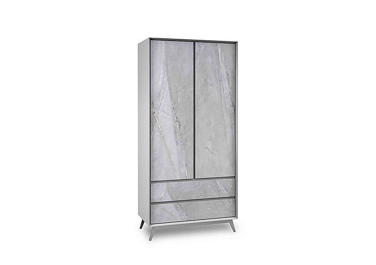 Grigio 2 Door Combi Wardrobe