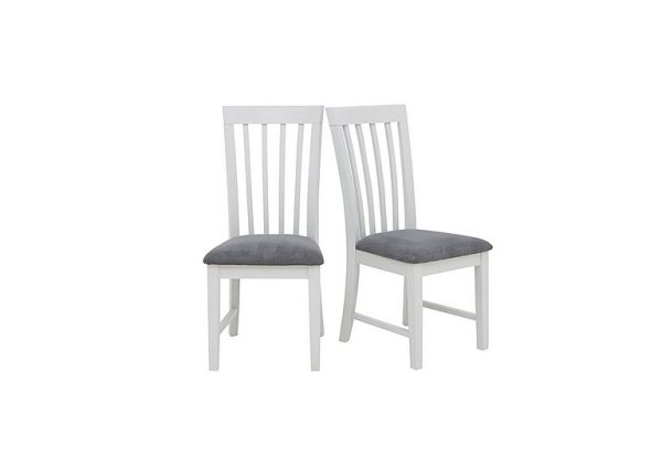 Furnitureland  Hamilton Pair of Wooden Dining Chairs | Bed Sava