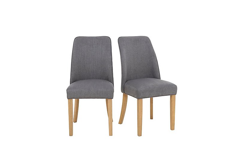 Furnitureland - Hamilton Pair of Fabric Dining Chairs