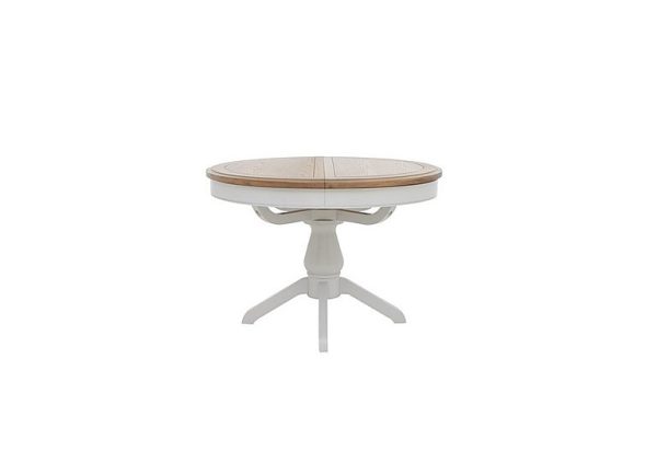Furnitureland  Hamilton Round Extending Dining Table | Bed Sava